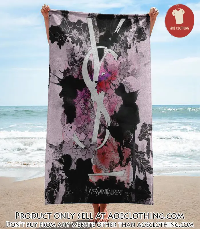 Yves saint laurent beach towel luxury brand hot trending summer  bt00301 aoe1825613